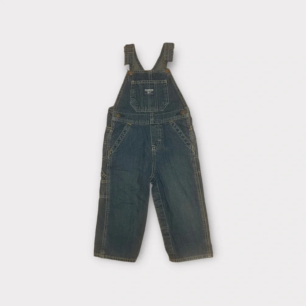 OshKosh Dark Wash Classic Overalls